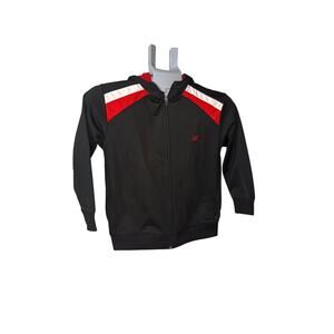 New Balance Black and Red Athletic Jacket Boys Sz 7